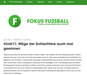 fokus fussball blog