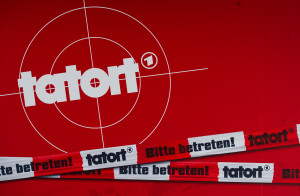 Das Logo der TV-Krimiserie "Tatort", aufgenommen am 07.03.2013 in Hamburg. Foto: Sven Hoppe