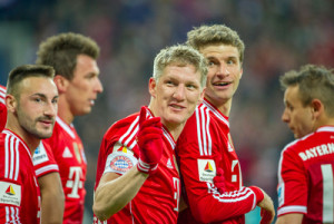 Schweinsteiger, Bayern, Müller, Mandzukic